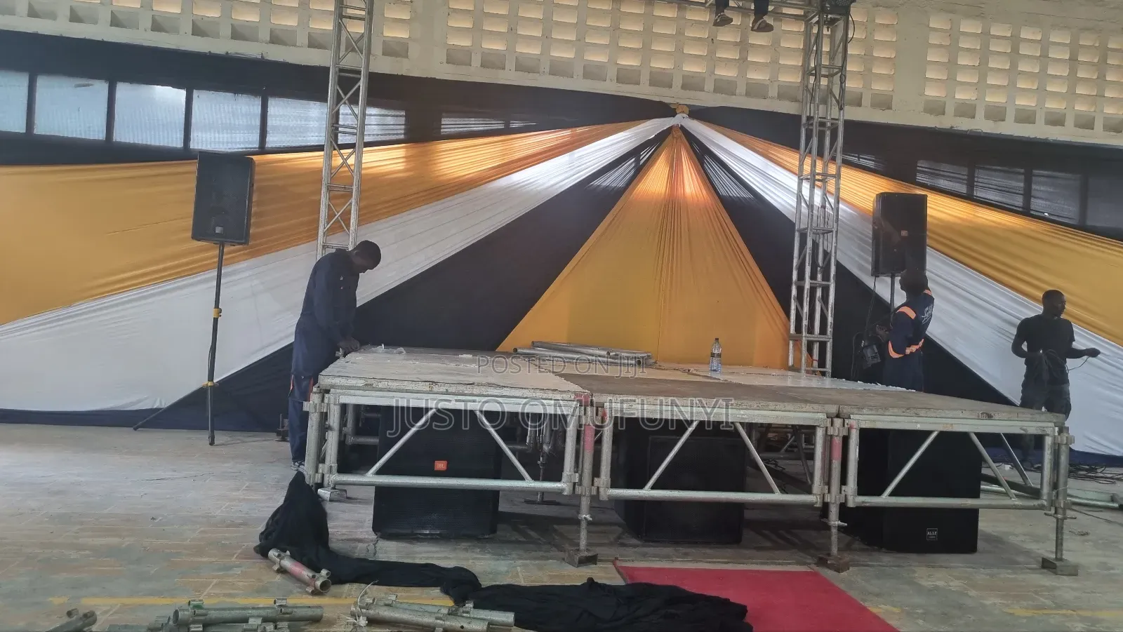 Stage Tables,Truss, Lighting for Hire and Sales