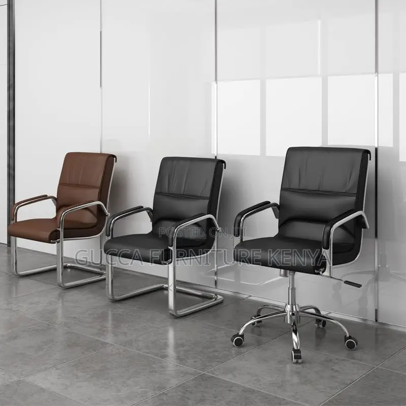 Office Chairs: Ergonomic Executive Waiting Seat With Armrest