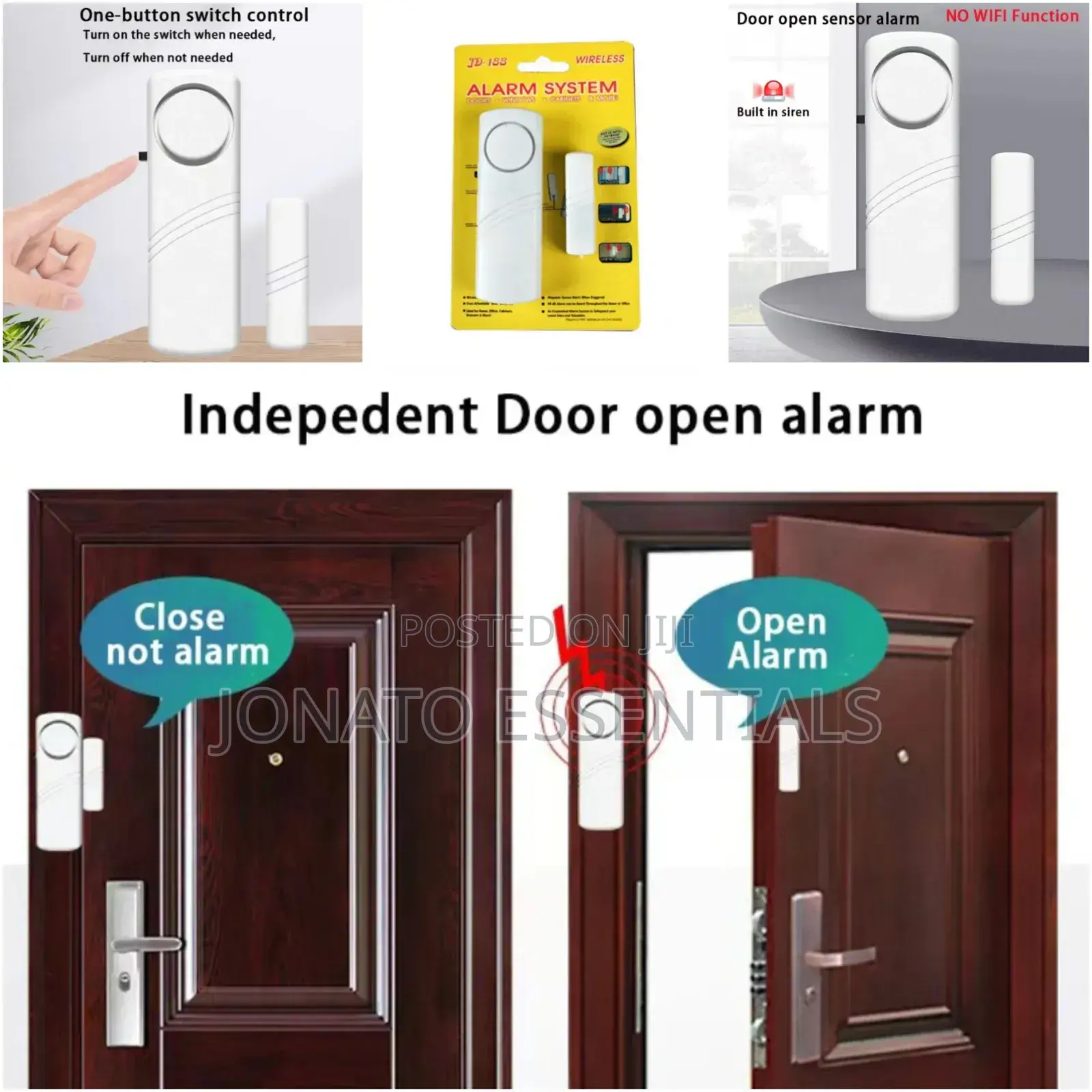 Wireless Magnetic Door/ Window Open/Close Sensor Detector