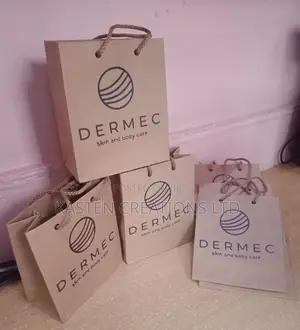 Gift Bags Brown/White | Jutebags | Khaki Bags