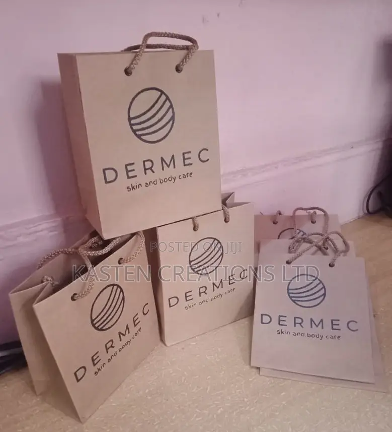 Gift Bags Brown/White | Jutebags | Khaki Bags