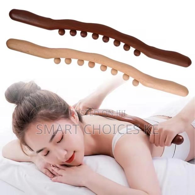*Wooden Gua Sha Stick Body Massage Tool - thumbnail 3
