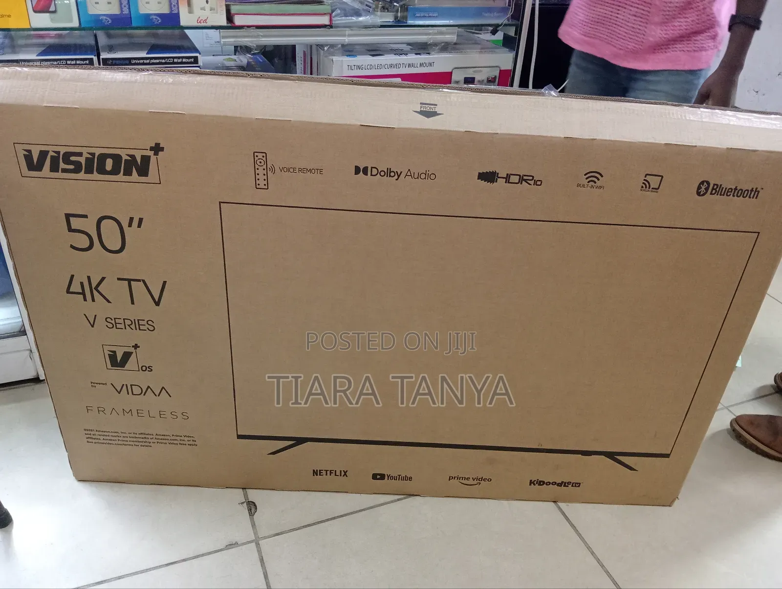 Vision Plus VP 50 Inch Frameless V+ OS Smart TV