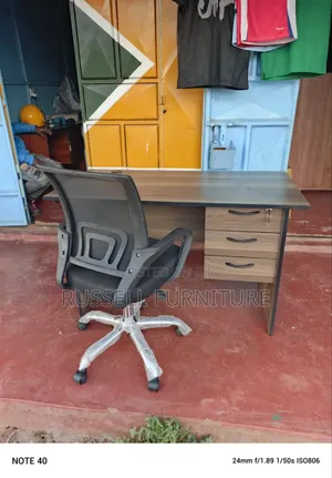 Executive Study Table Mesh Office Chair