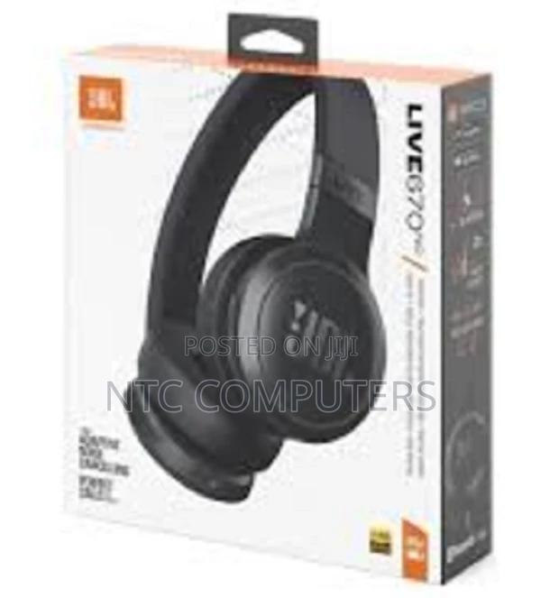 <<>Jbl Live 670nc Wireless on-Ear Headphones Black