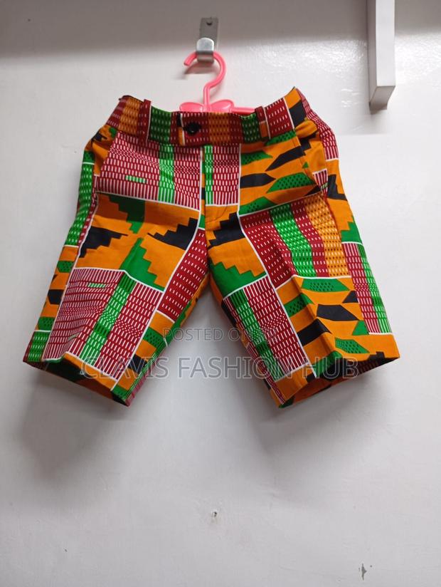 Boys Kente Shorts- Ready Made