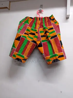 Boys Kente Shorts- Ready Made