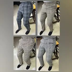 Designer Legit Plaid Vintage Official Casual Pants Trousers