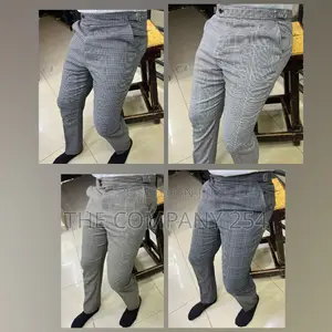 Designer Legit Plaid Vintage Official Casual Pants Trousers