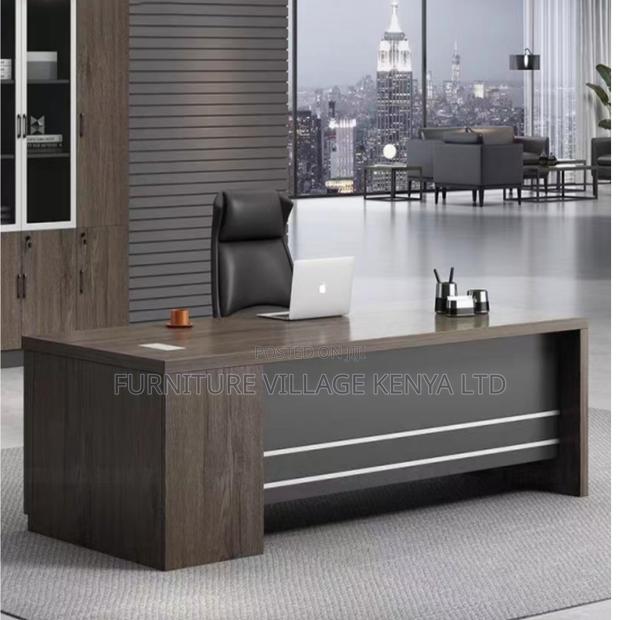 Office Desk:1.6 Meter Boss Executive Office Desk - thumbnail 4