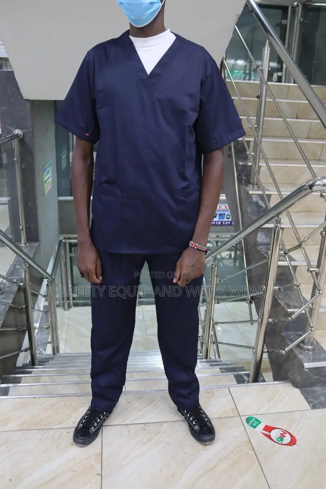 Medical Scrubs Navy Blue