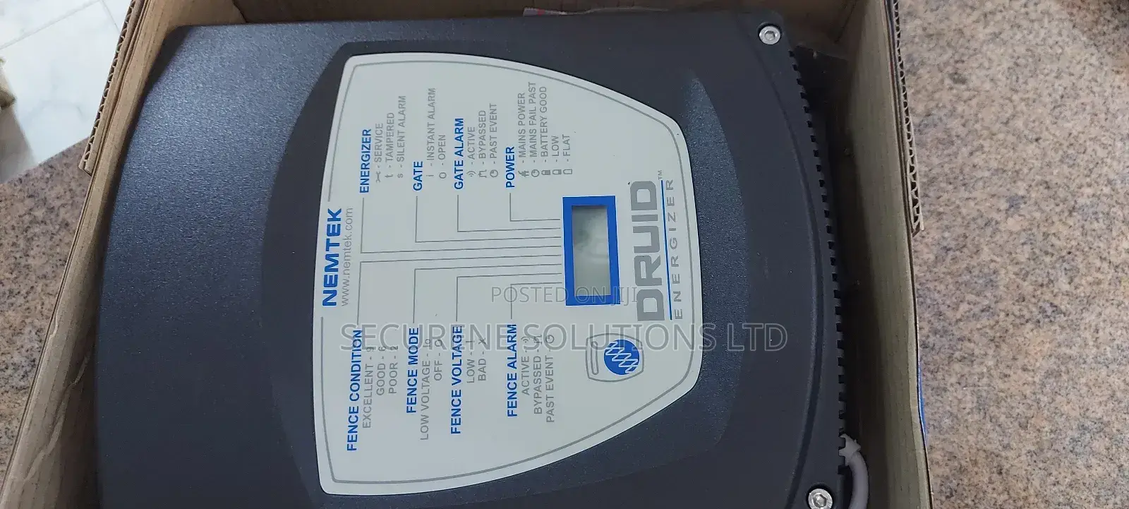 Nemtek Druid 13 LCD Electric Fence Energizer