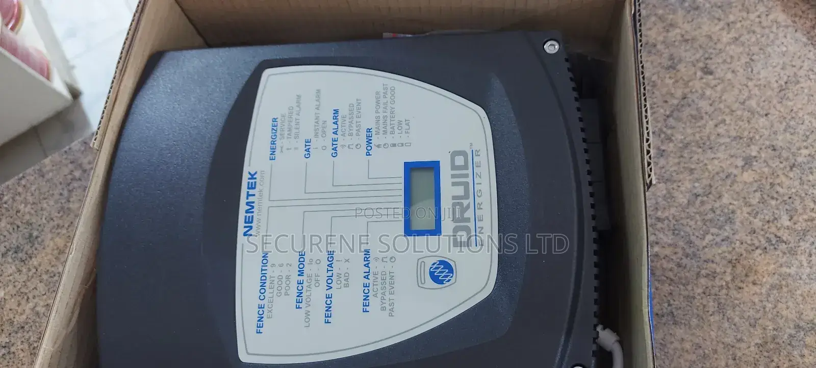 Nemtek Druid 13 LCD Electric Fence Energizer