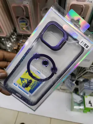 Magsafe Clear Case for 11 Pro Max With Lens Protector-Purple