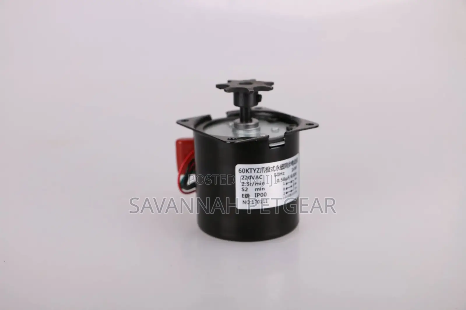 Egg Turner Motor Incubator Engine Reversible + Gear Wheel