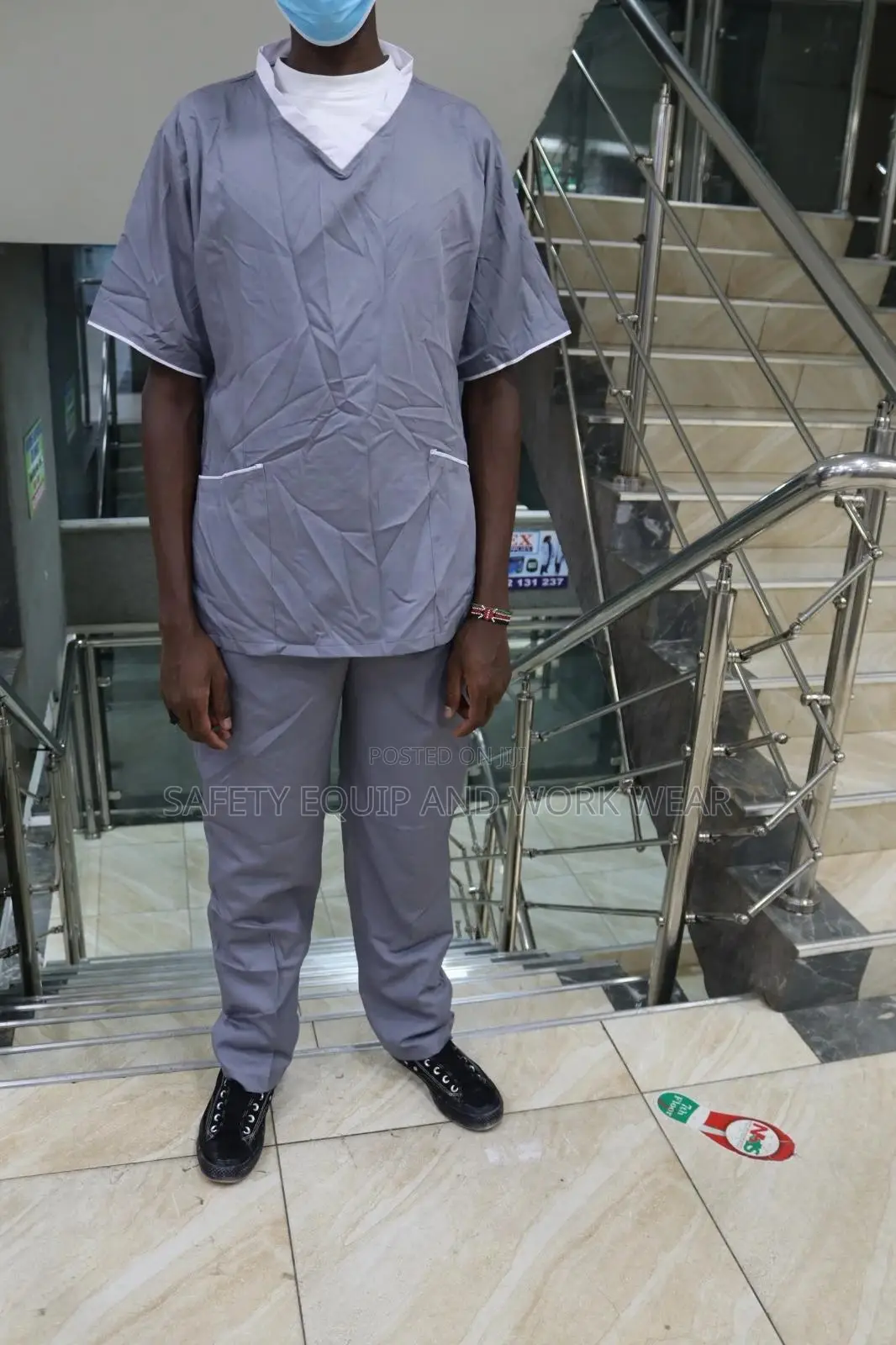 Grey Medical Scrub