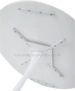 Dining Table: Marble White Round Dining Table