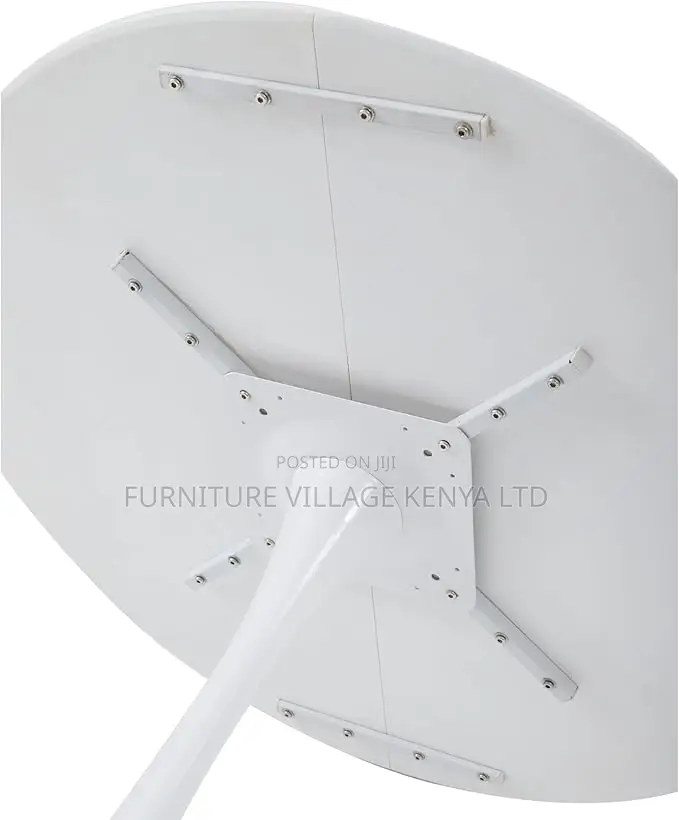 Dining Table: Marble White Round Dining Table