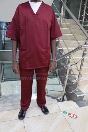 Medical Scrub Maroon - thumbnail 2