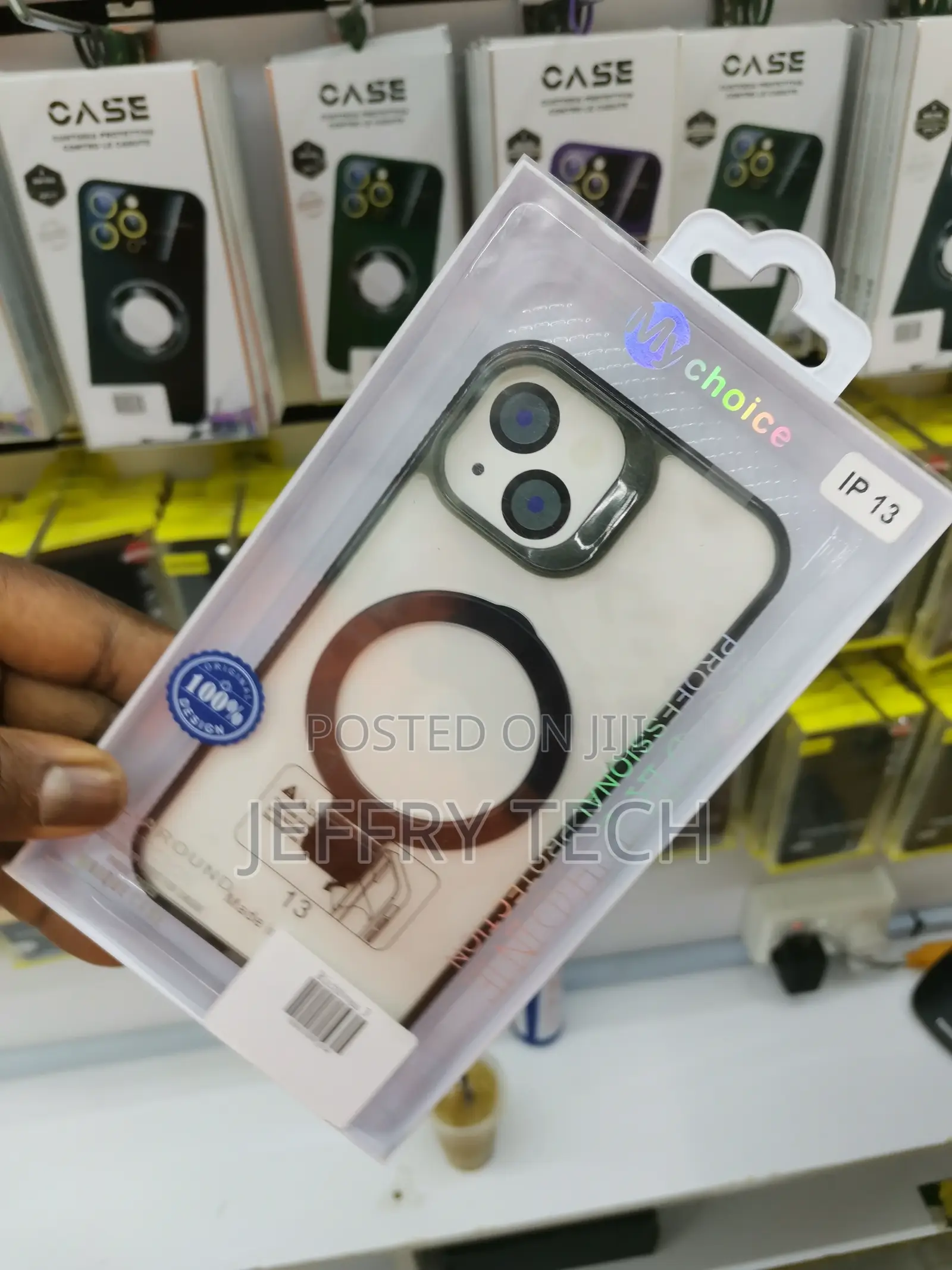 iPhone 13 Clear Case With Standing Magsafe / Lens Protector