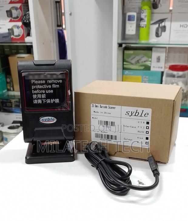 Syble 2D XB-8606 Table Mount Omni Barcode Scanner - main view