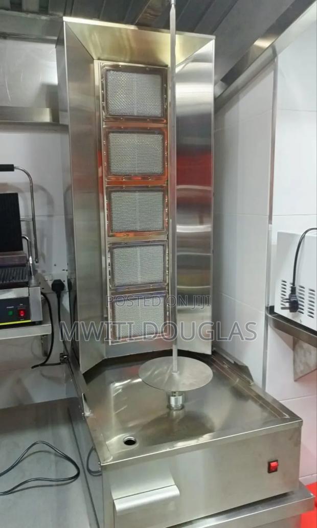 Astonishing Four Burner Shawarma Machine