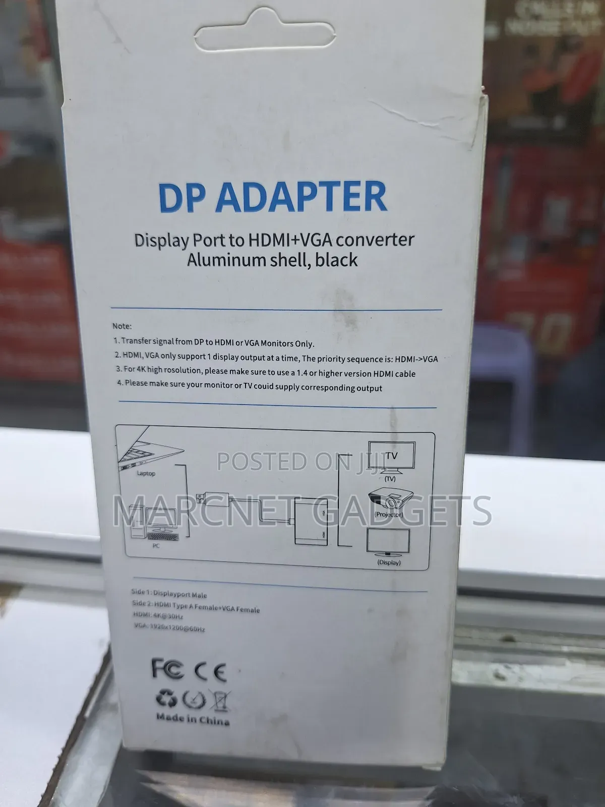 Display to VGA + Hdmi Adapter