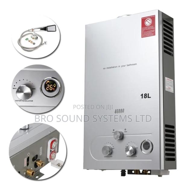 18L LPG Tankless Instant Shower Smart Fast Water Heater
