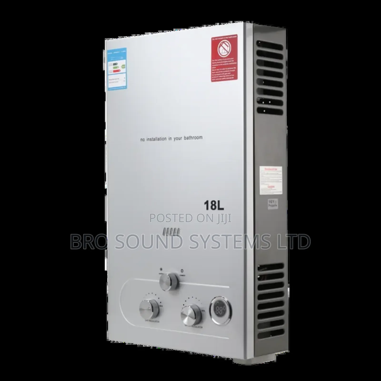 18L LPG Tankless Instant Shower Smart Fast Water Heater