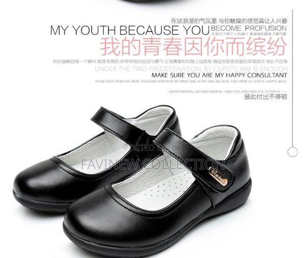 Girls High Quality Leather School Shoes