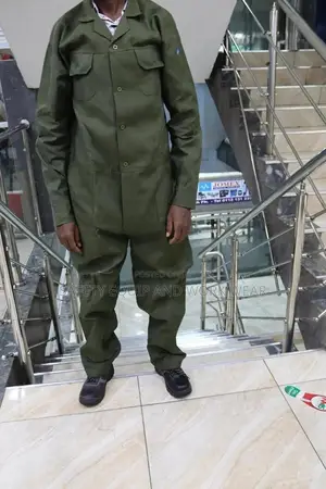Overall Branded Jungle Green