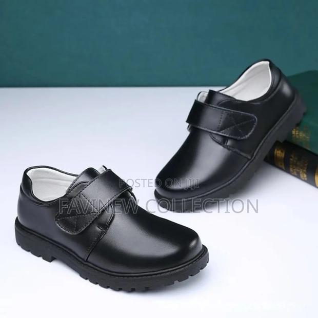 Boys High Quality Leather School Shoes