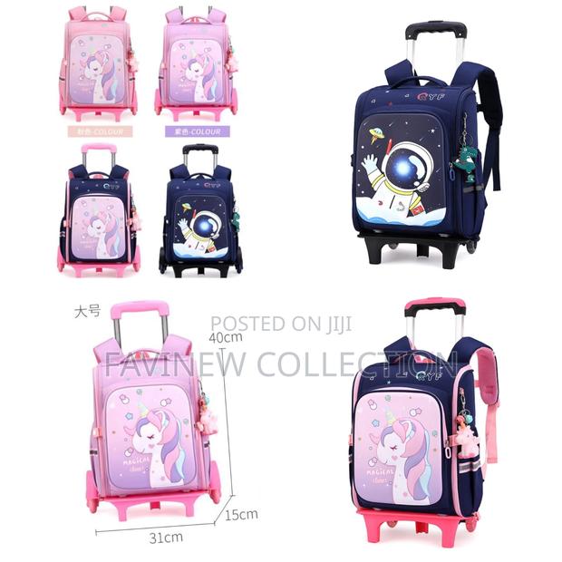 Rolling Trolley Kids School Bag