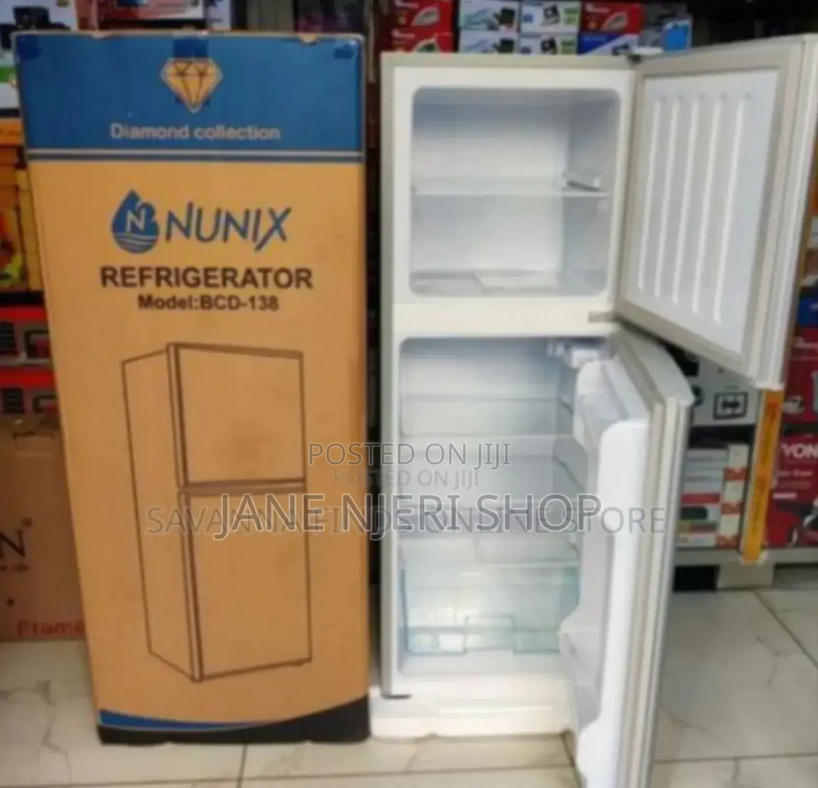 Original Double Door Nunix 138 Litres Fridge
