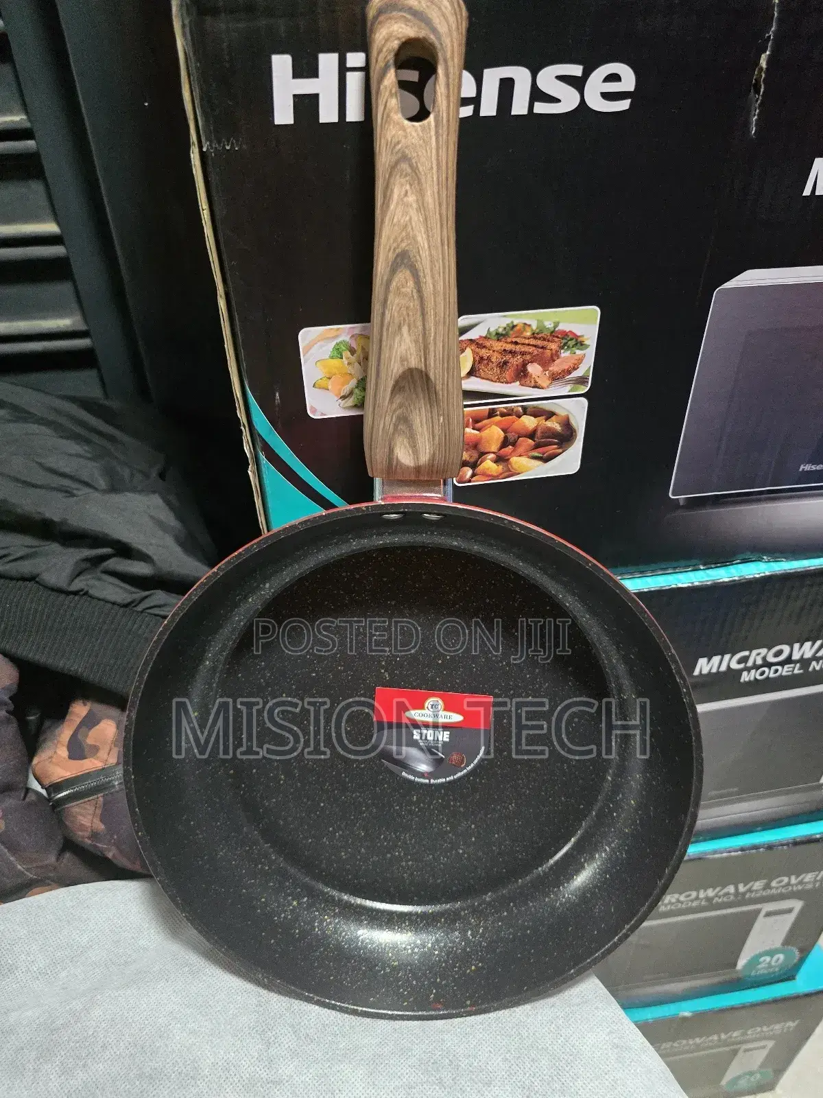 Stone Heavy Duty Non Stick Granite Deep Fry Pan££