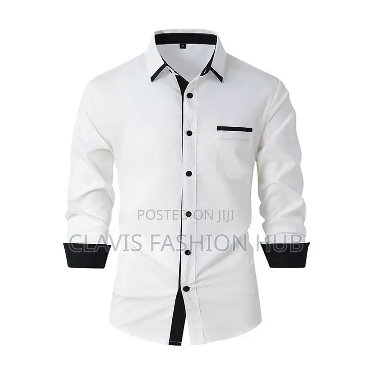 White and Black Designer Shirts for Men