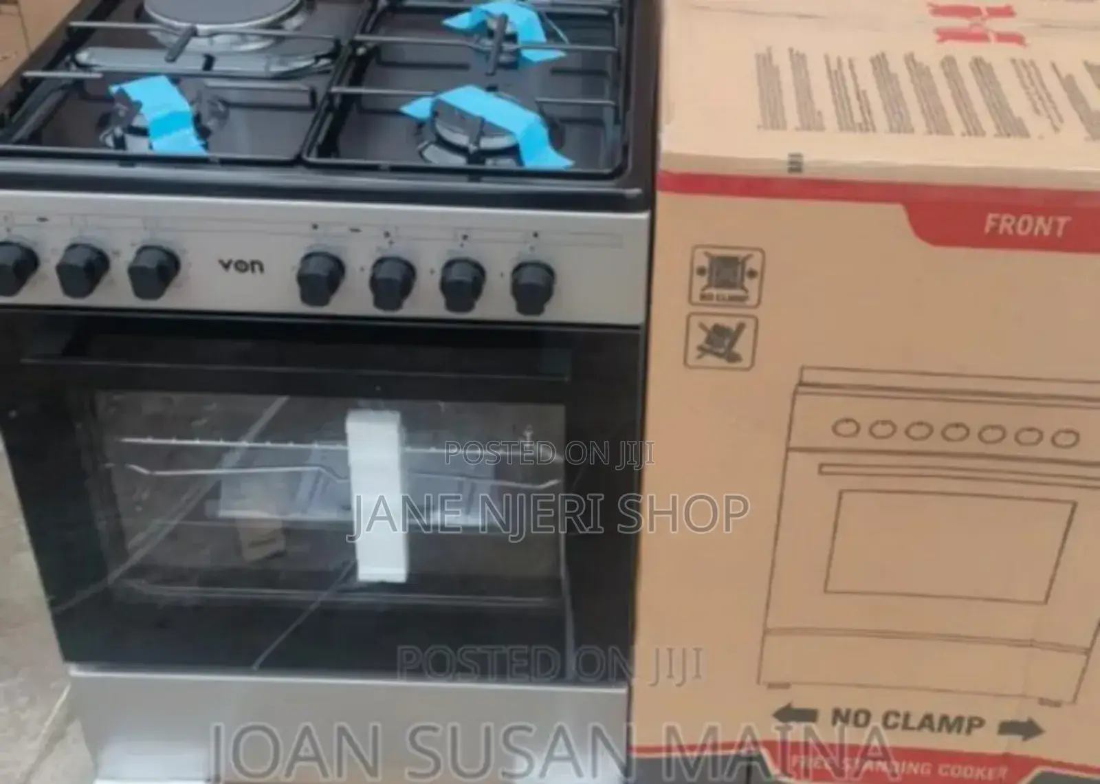 Von Standing Cooker With Electric Oven
