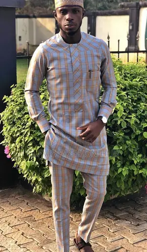 Checked Senator Suits for Grooms Men