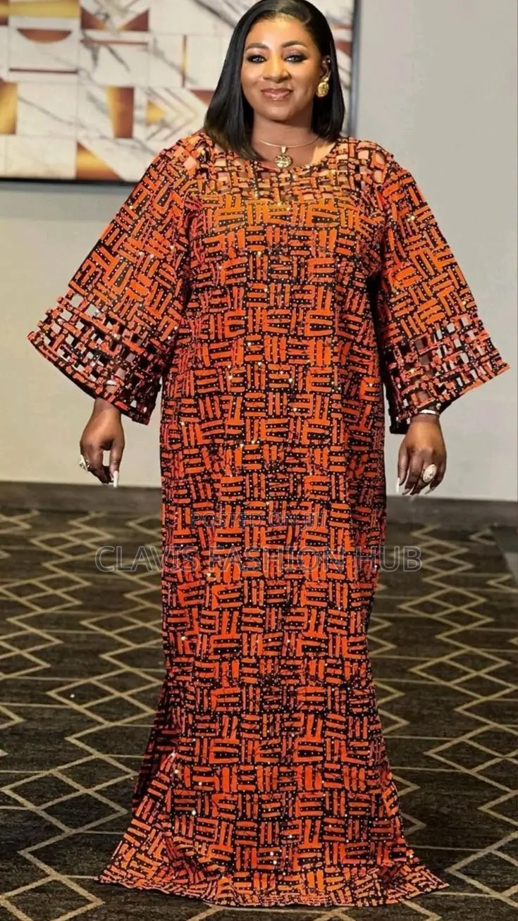 Ankara Kaftan/ Boubou Maxi Dress for Women