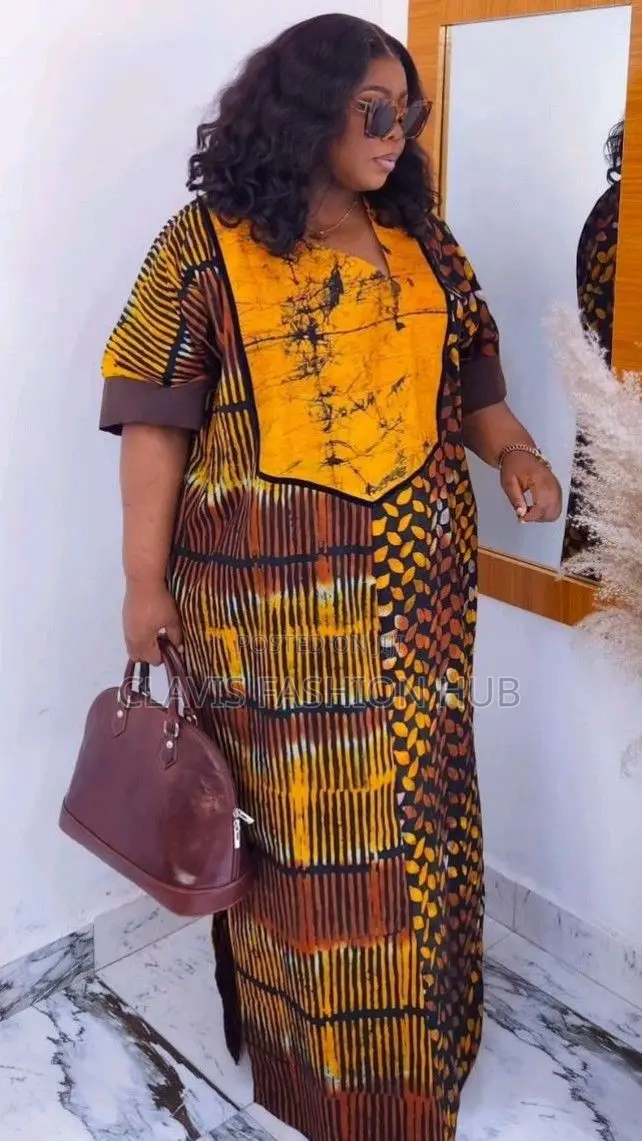Ankara Kaftan/ Boubou Maxi Dress for Women