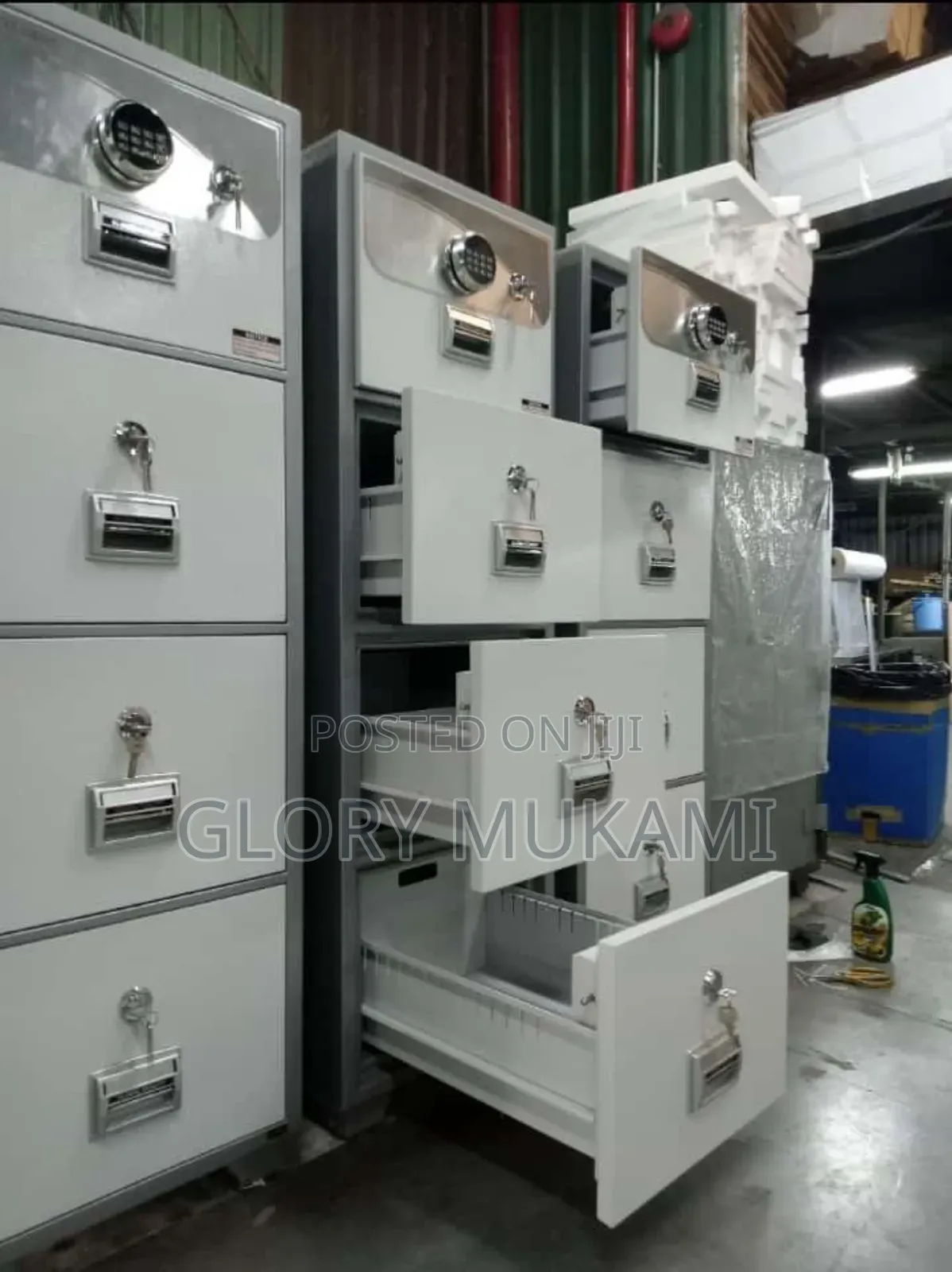 Fire Proof Cash Safe Box 250kg 4 Drawer