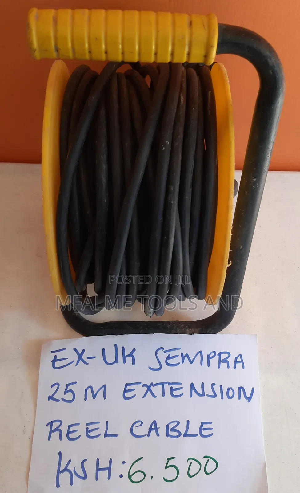 Extension Reel Cable - Genuine 25metres 240v Rail - Ex-Uk