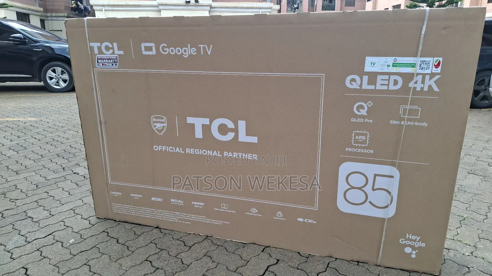 TCL 85 Inch C655 (New 2024) Qled Pro Smart Google Tv –85c655