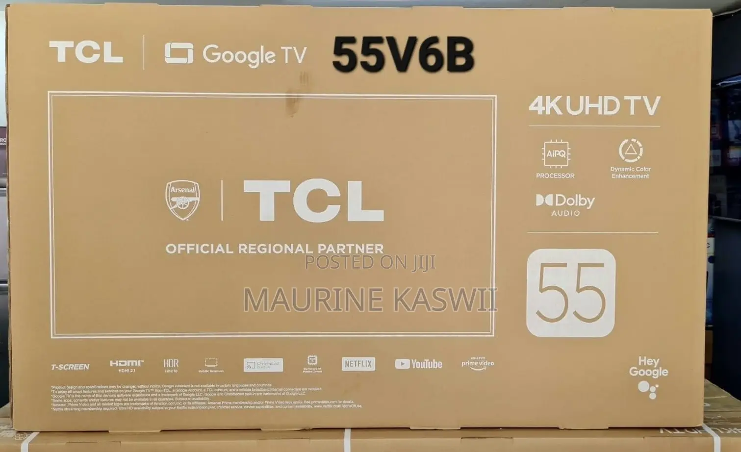 TCL 55 Inch 55v6b HDR Tv
