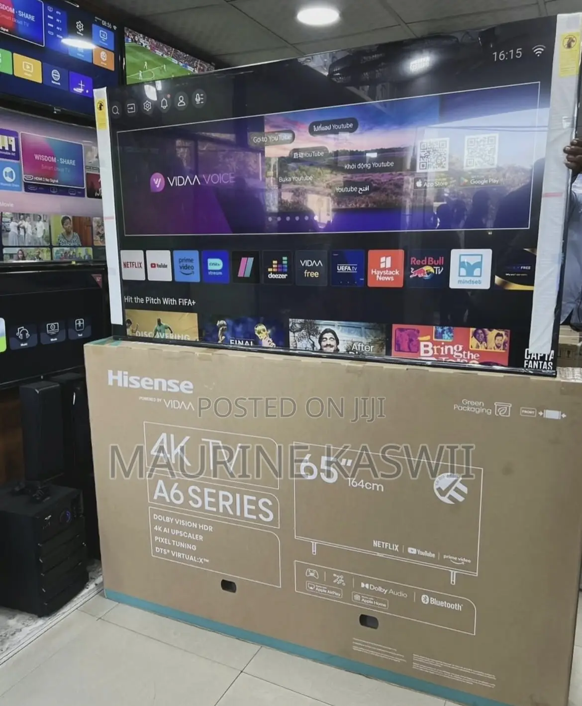 Hisense 65 “ 65 A61k Smart TV A6 Series