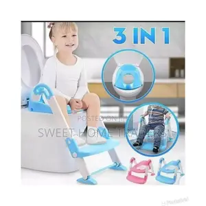 *3 in 1 Toilet Trainer Ladder *Toilet Ladder Blue