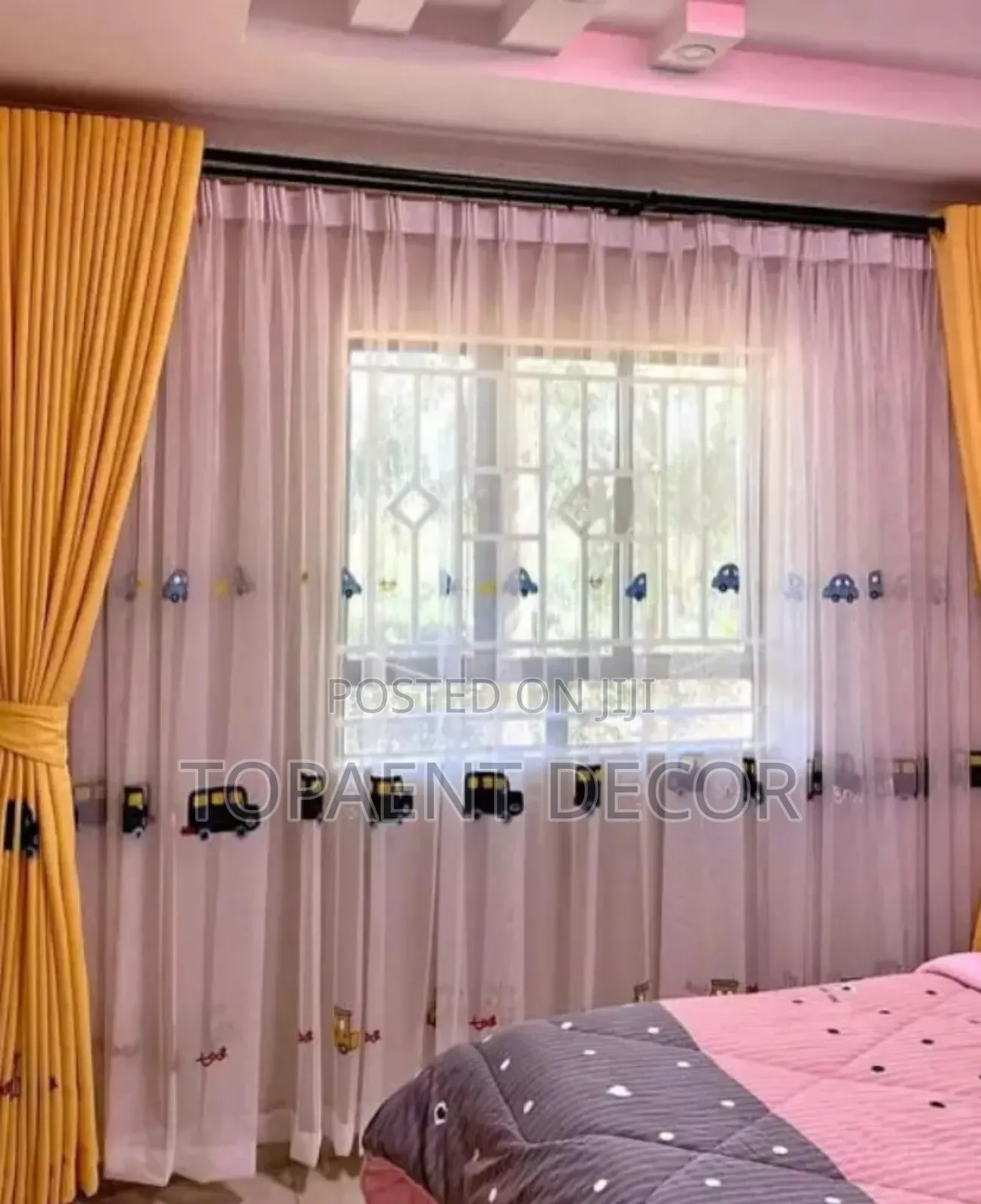 Racing Cars Window Curtains and Sheers