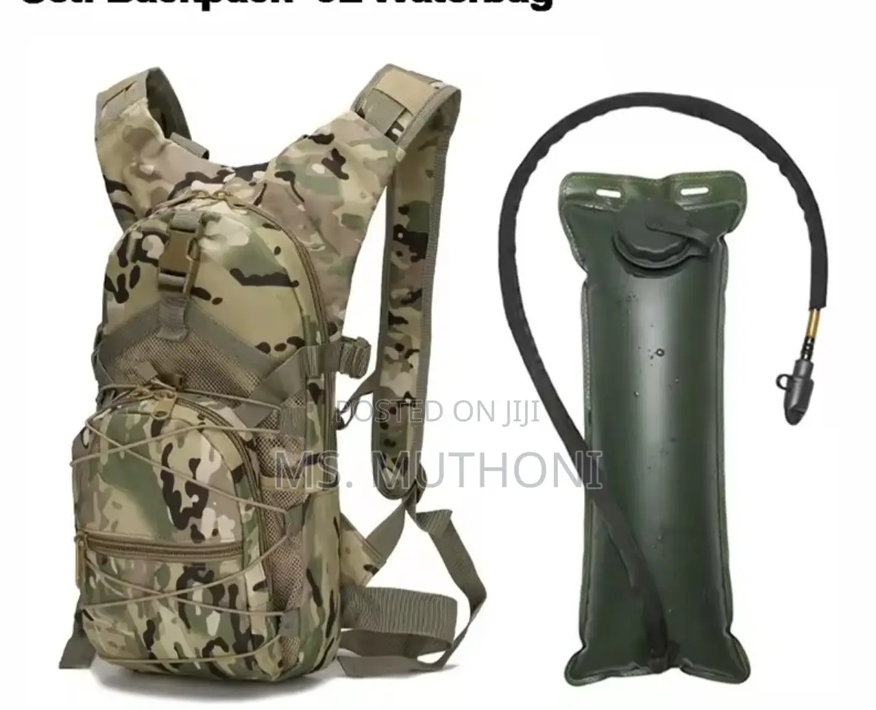 Quality Hydration Backpack PLUS 3litres Insulated Water Bag