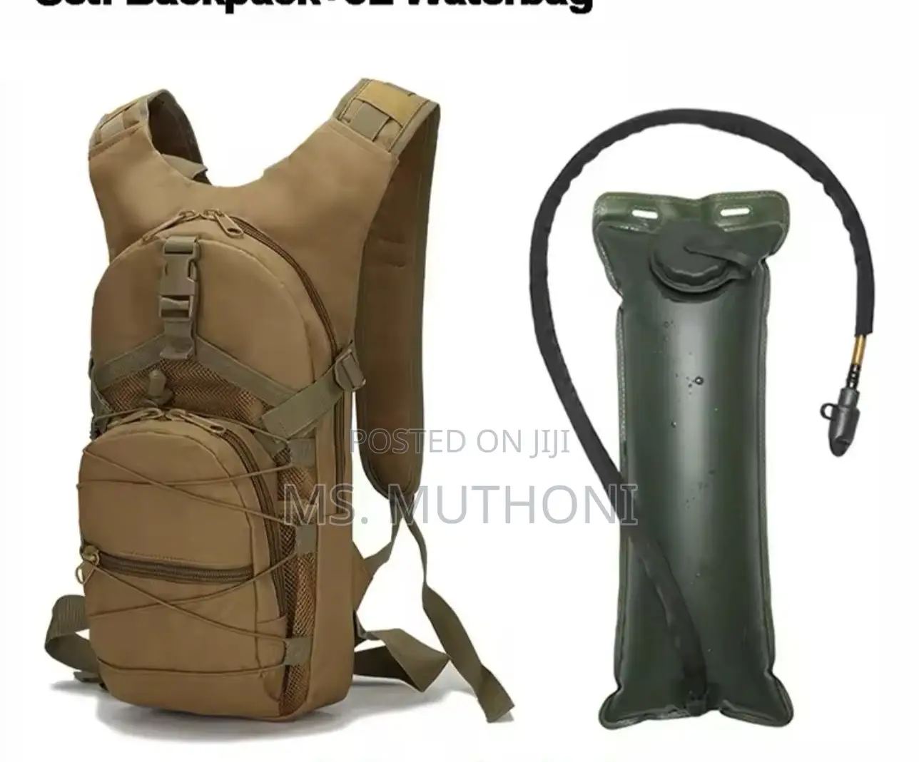 Quality Hydration Backpack PLUS 3litres Insulated Water Bag