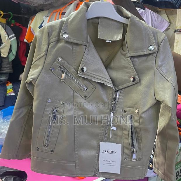 Baby 3-10years PU Leather Jackets, Spring Autumn Coats - main view